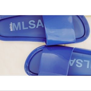 NWT Melissa Neon Slides